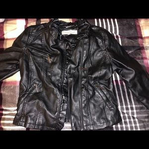 Vegan leather jacket